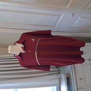 Wakefield's Men's Alabama University Logo Red Performance Golf Polo‎ S-LG